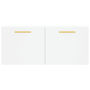 Voir la diapositive 5 : VIDAXL Armoire murale blanc 80x36,5x35 cm bois d'ingenierie