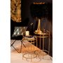 Voir la diapositive 2 : Paris Prix Lot de 2 Tables d'Appoint Design  Laure  66cm Or