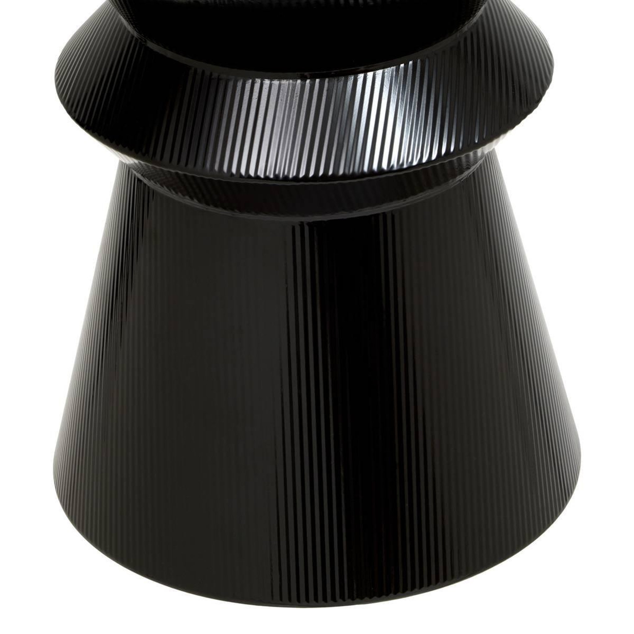 Voir la diapositive 3 : ATMOSPHERA Table d'appoint totem  maya  35cm noir