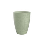Eda Pot de fleurs conique Basalt Up - Ø 38 x 35 cm - 27 L -  Vert amande - Eda