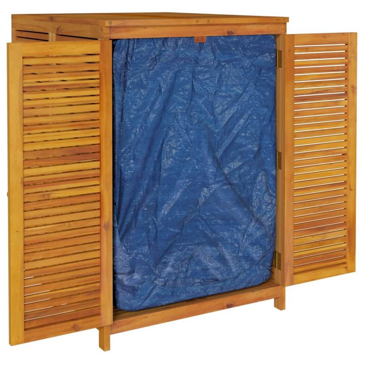 VIDAXL Boîte de rangement de jardin 210x87x104 cm bois massif d'acacia