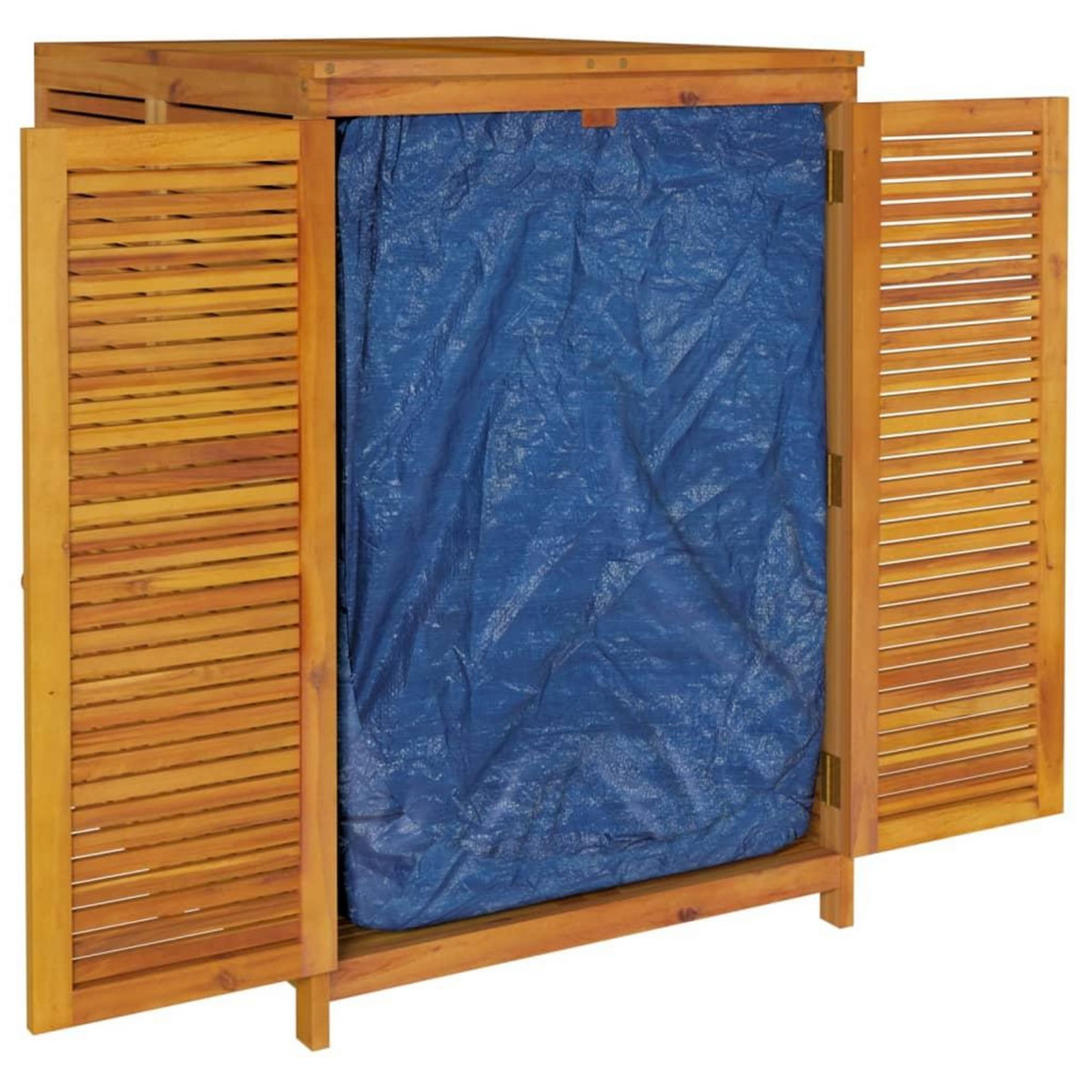 VIDAXL Boîte de rangement de jardin 210x87x104 cm bois massif d'acacia