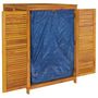 Voir la diapositive 5 : VIDAXL Boîte de rangement de jardin 210x87x104 cm bois massif d'acacia