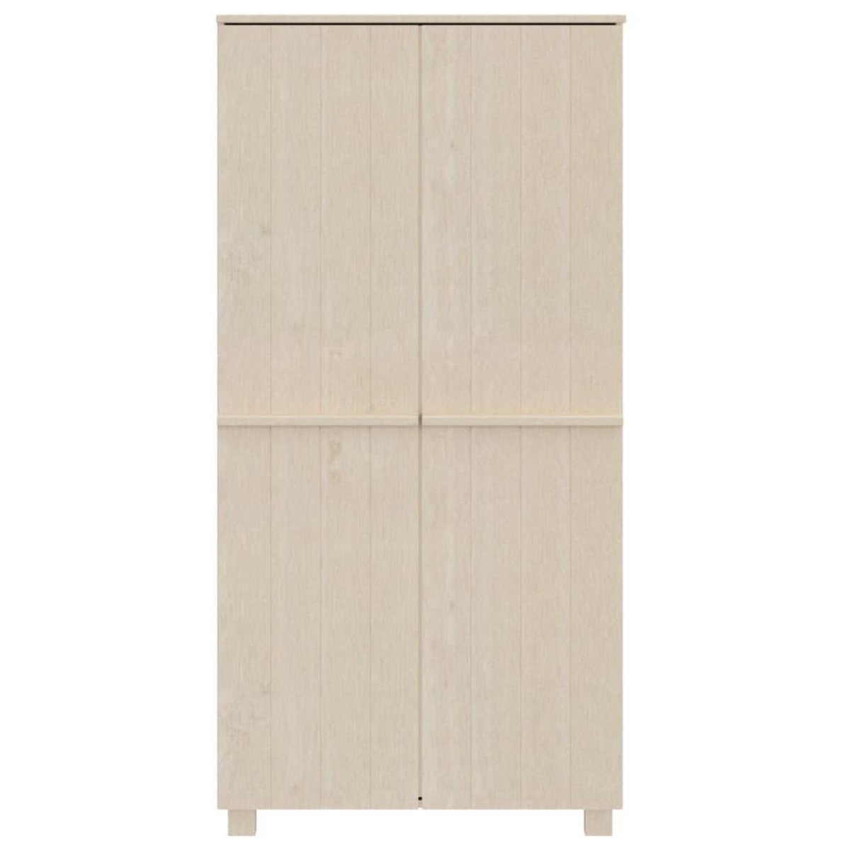 VIDAXL Garde-robe HAMAR Marron miel 89x50x180 cm Bois massif de pin