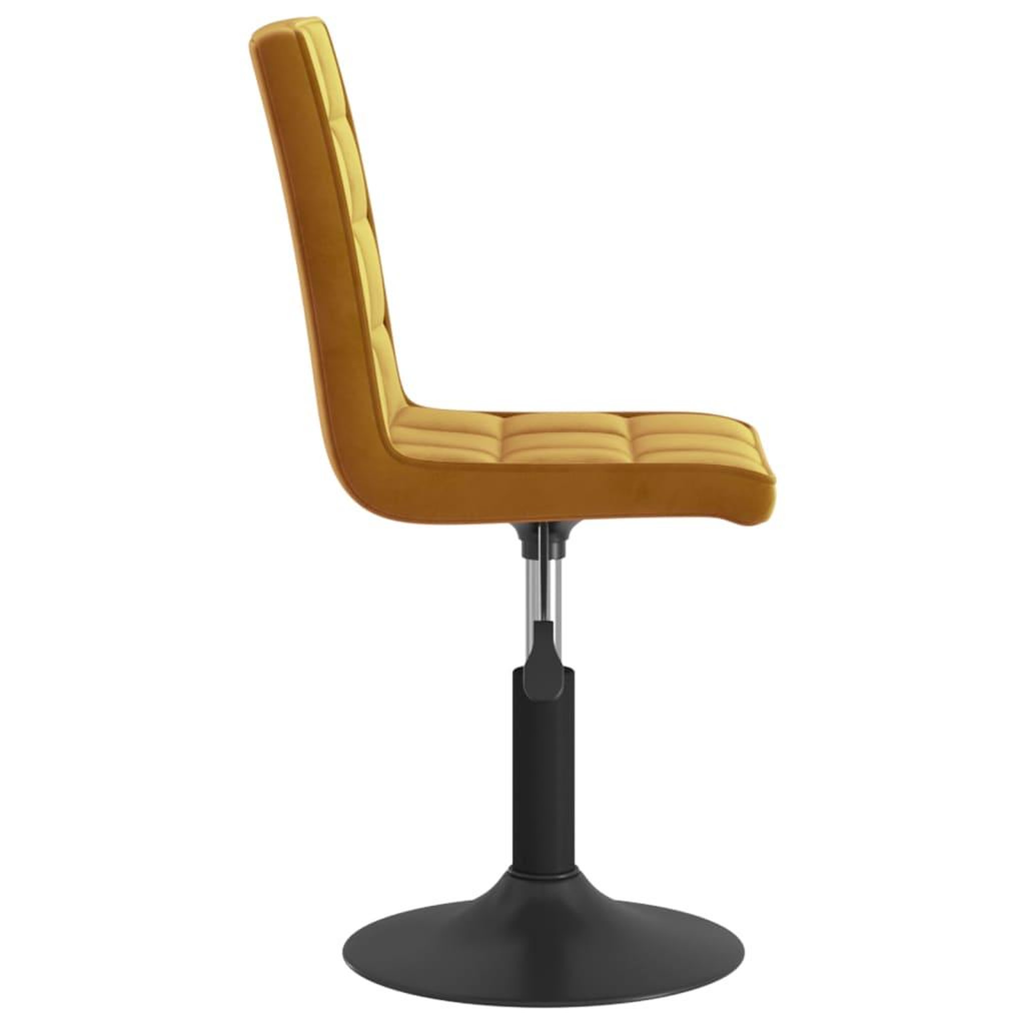 Voir la diapositive 5 : VIDAXL Chaises pivotantes a manger lot de 4 marron velours