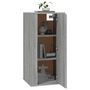Voir la diapositive 3 : VIDAXL Meuble TV mural Sonoma gris 40x34,5x80 cm