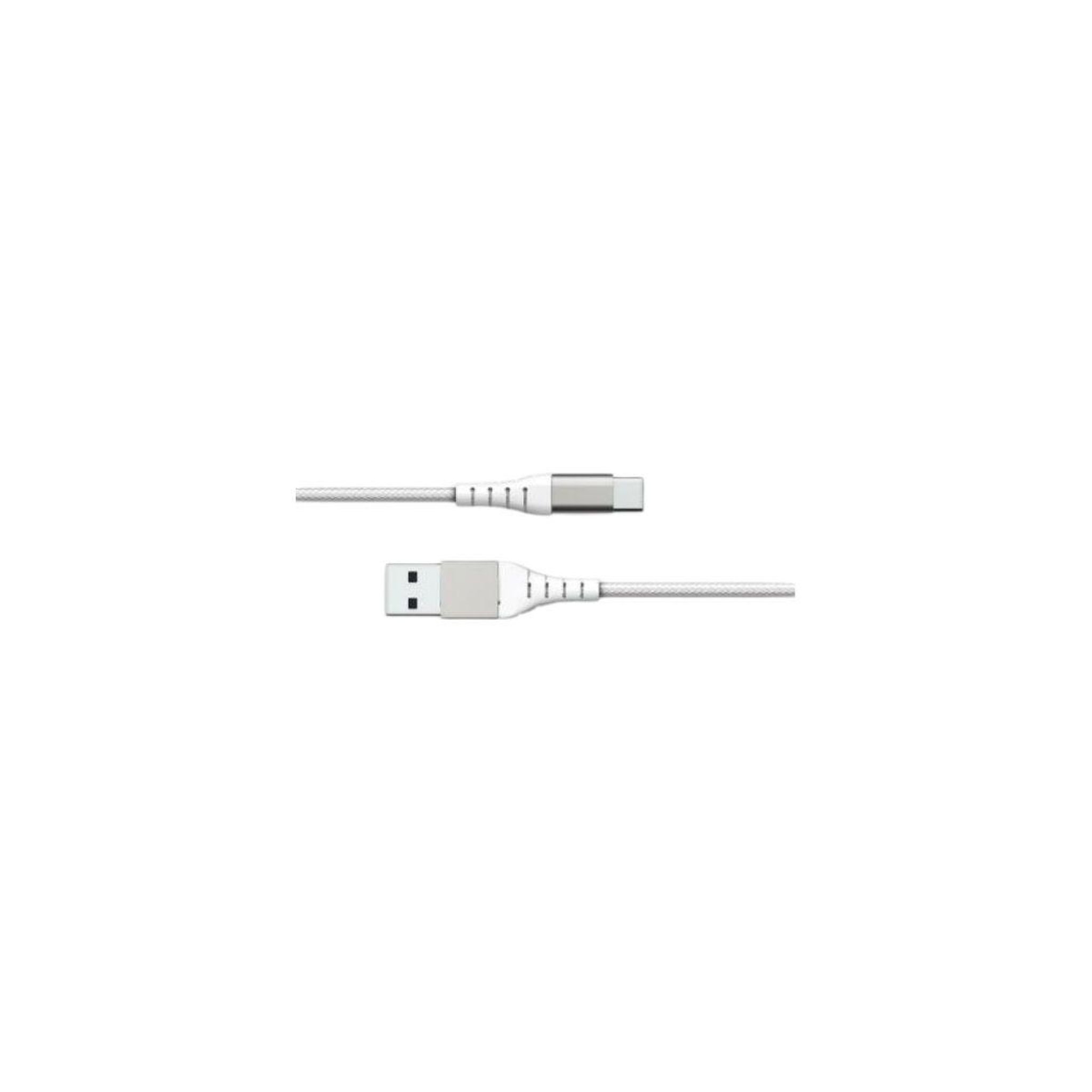 FORCE POWER CABLE USB-A / USB-C 1.2m blanc