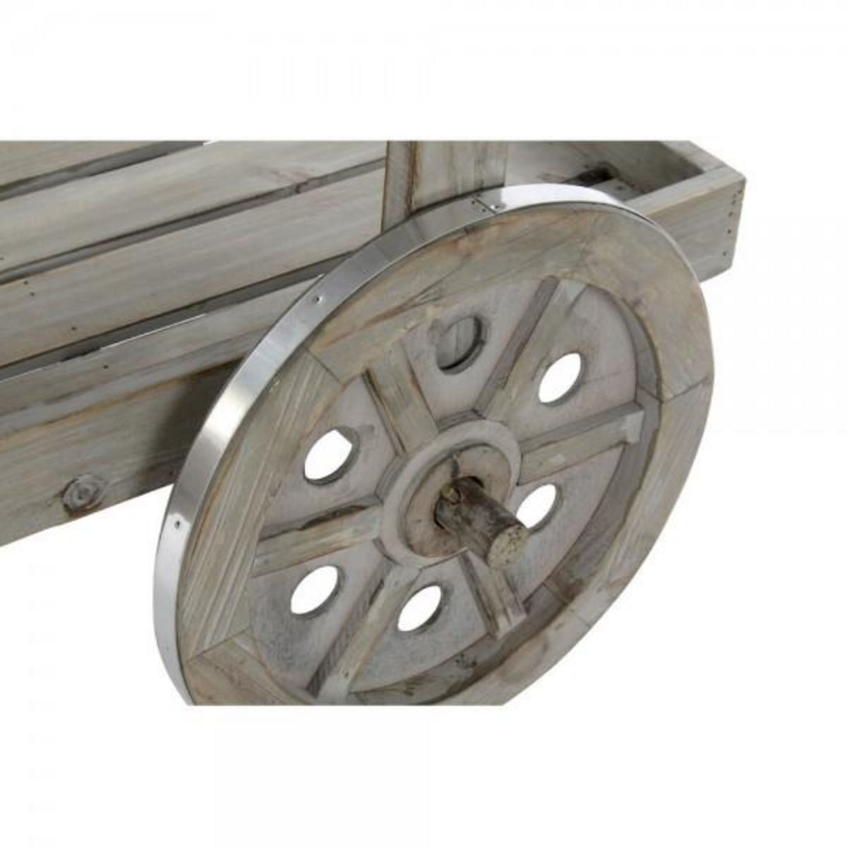 MARKET24 Chariot de Jardin DKD Home Decor 87 x 14 x 109 cm 87 x 41 x 109 cm Marron Clair