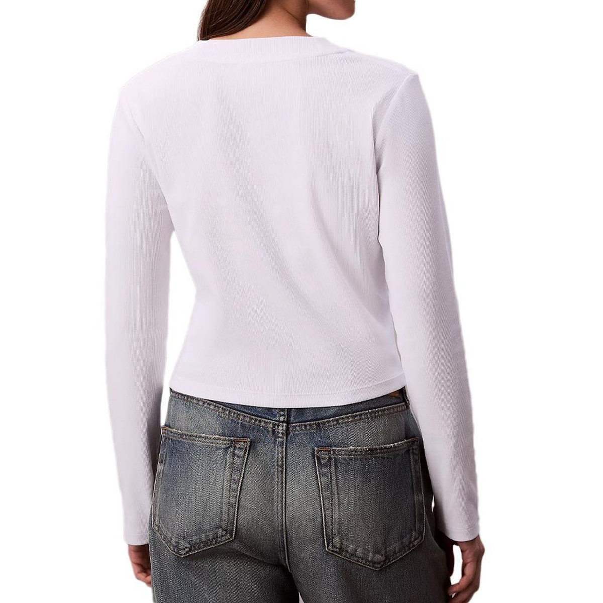 CALVIN KLEIN JEANS T Shirt Manches  ongues  Femme Calvin Klein Jeans Baby