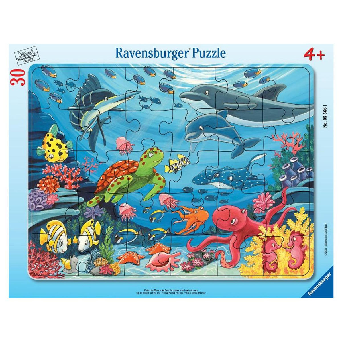 RAVENSBURGER Puzzle fond de la mer 30-48p