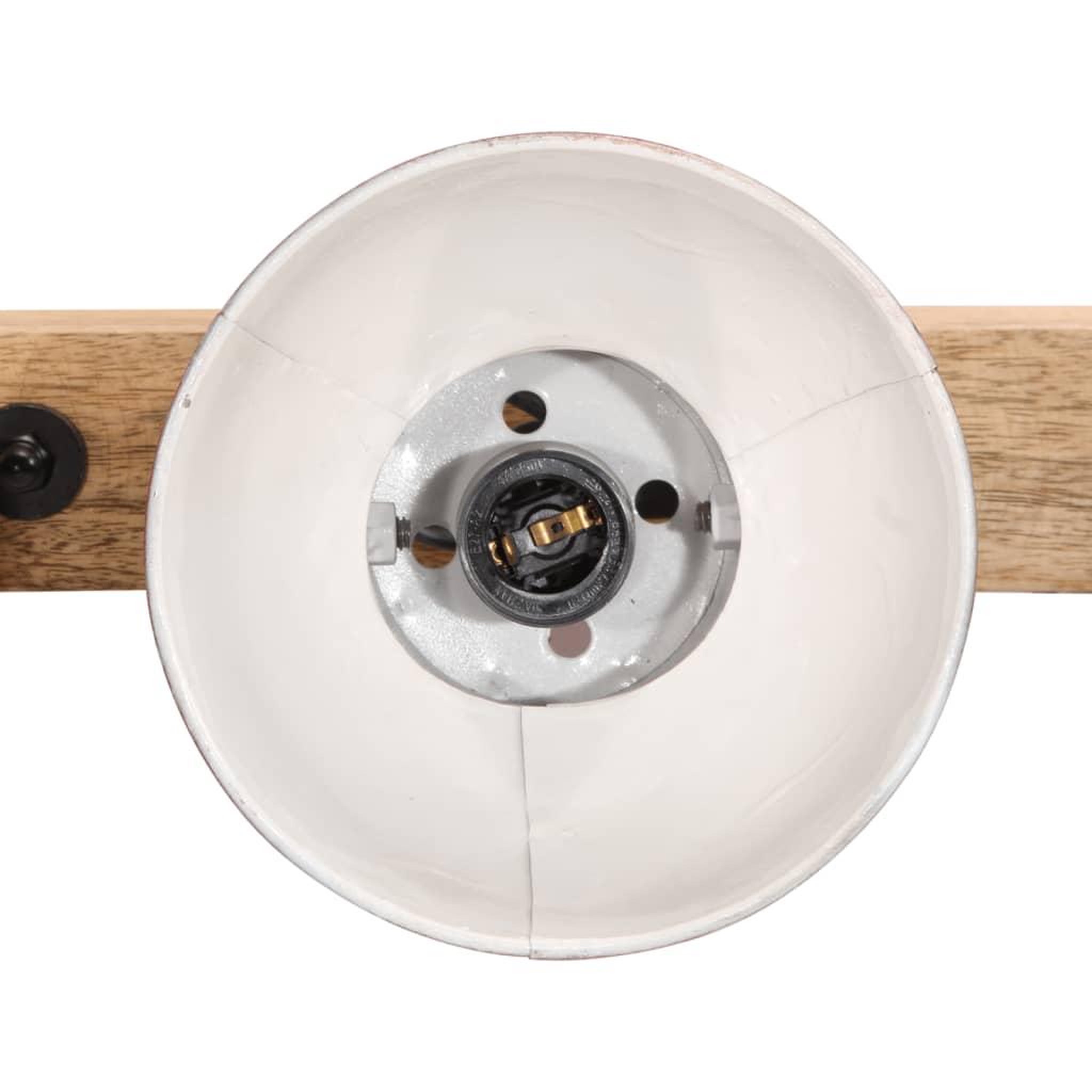 Voir la diapositive 4 : VIDAXL Lampe murale 25 W rouge delave 90x25 cm E27