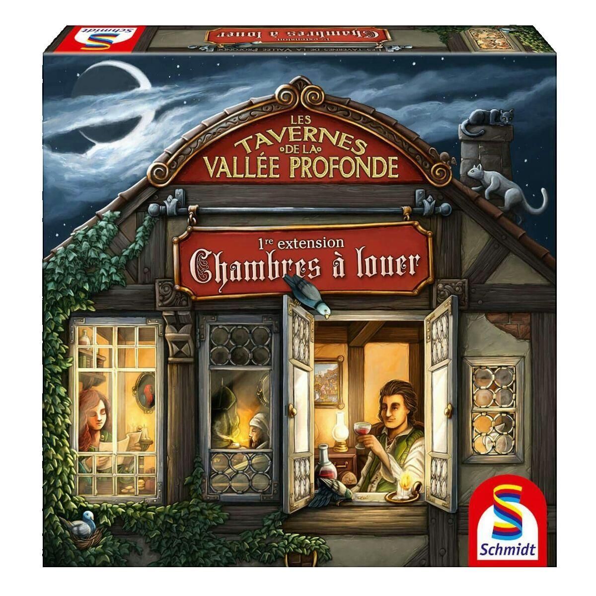 Schmidt Spiele Extension de jeu de société Schmidt-Spiele avec tavernes et chambres d'hôtes
