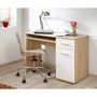 Voir la diapositive 2 : Paris Prix Bureau Enfant  Dino  104cm Chêne & Blanc