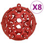 Voir la diapositive 4 : VIDAXL Ensemble de boules de Noël 111 pieces rouge polystyrene