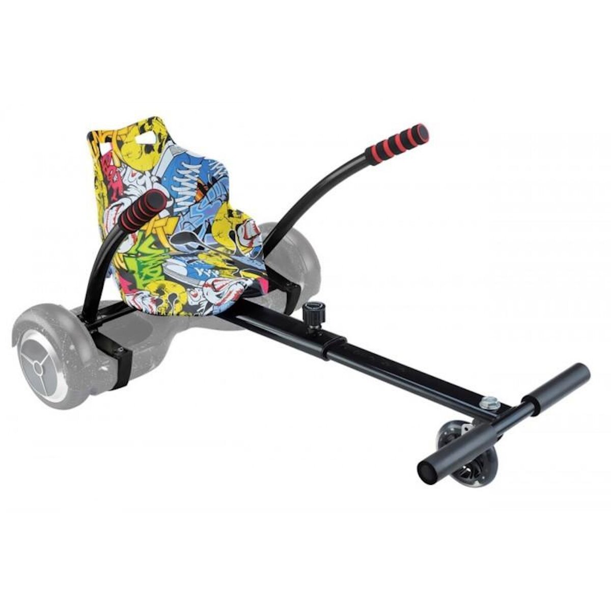 URBANGLIDE UrbanGlide Kart Pilot pour Hoverboard - Multicolor - Compatible toutes marques et tailles de roue - Longueur ajustable