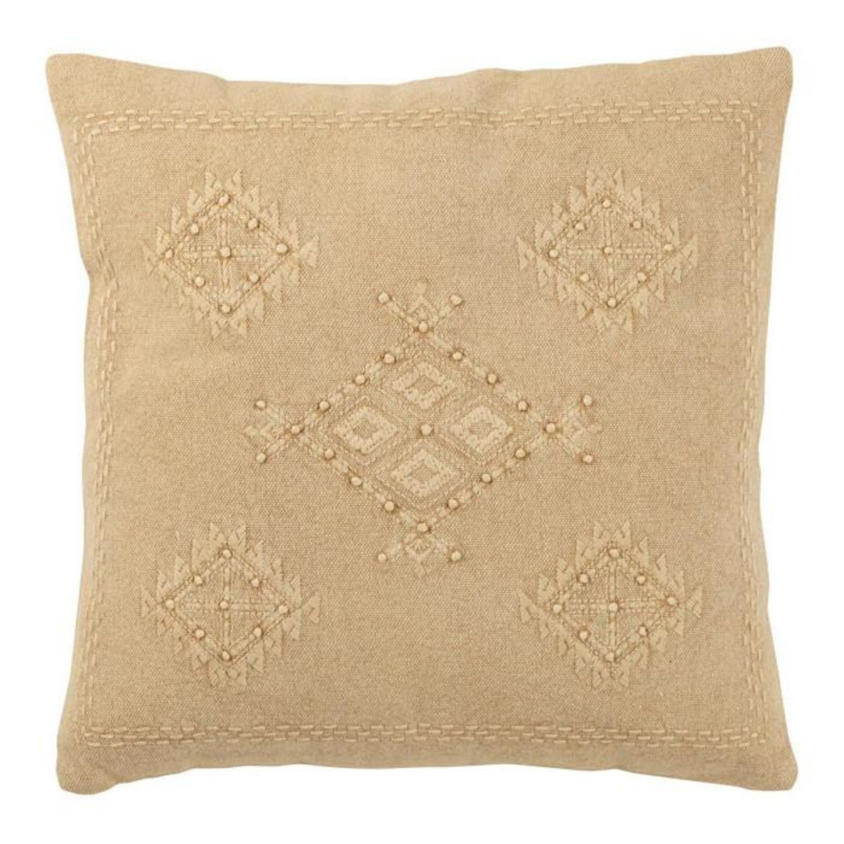 Paris Prix Coussin Déco  Hippy  45x45cm Beige