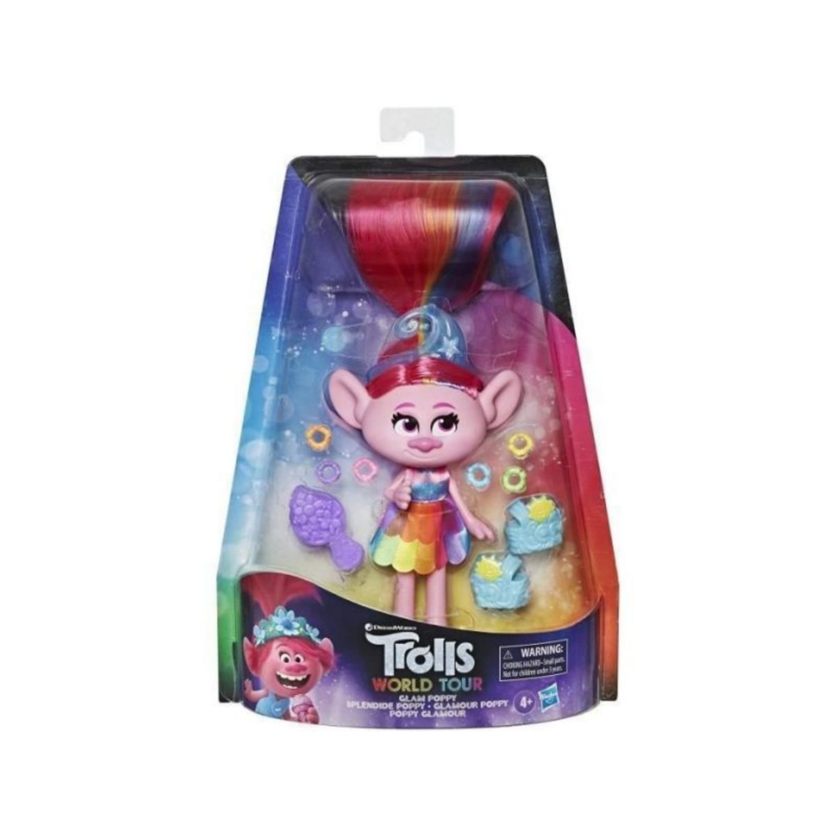 HASBRO Trolls 2 Tournée Mondiale Glam Poppy