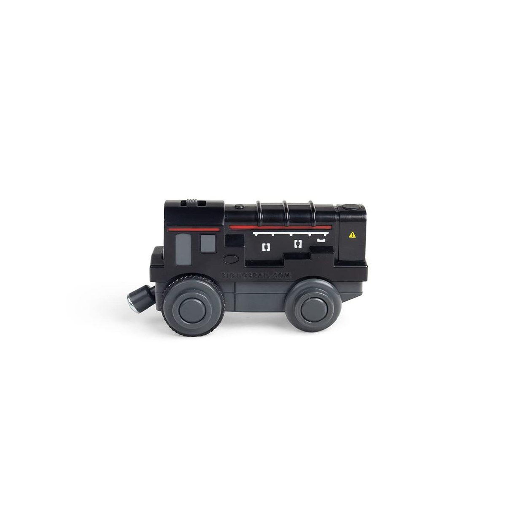 BIGJIGS Train noir de batterie pour piste en bois