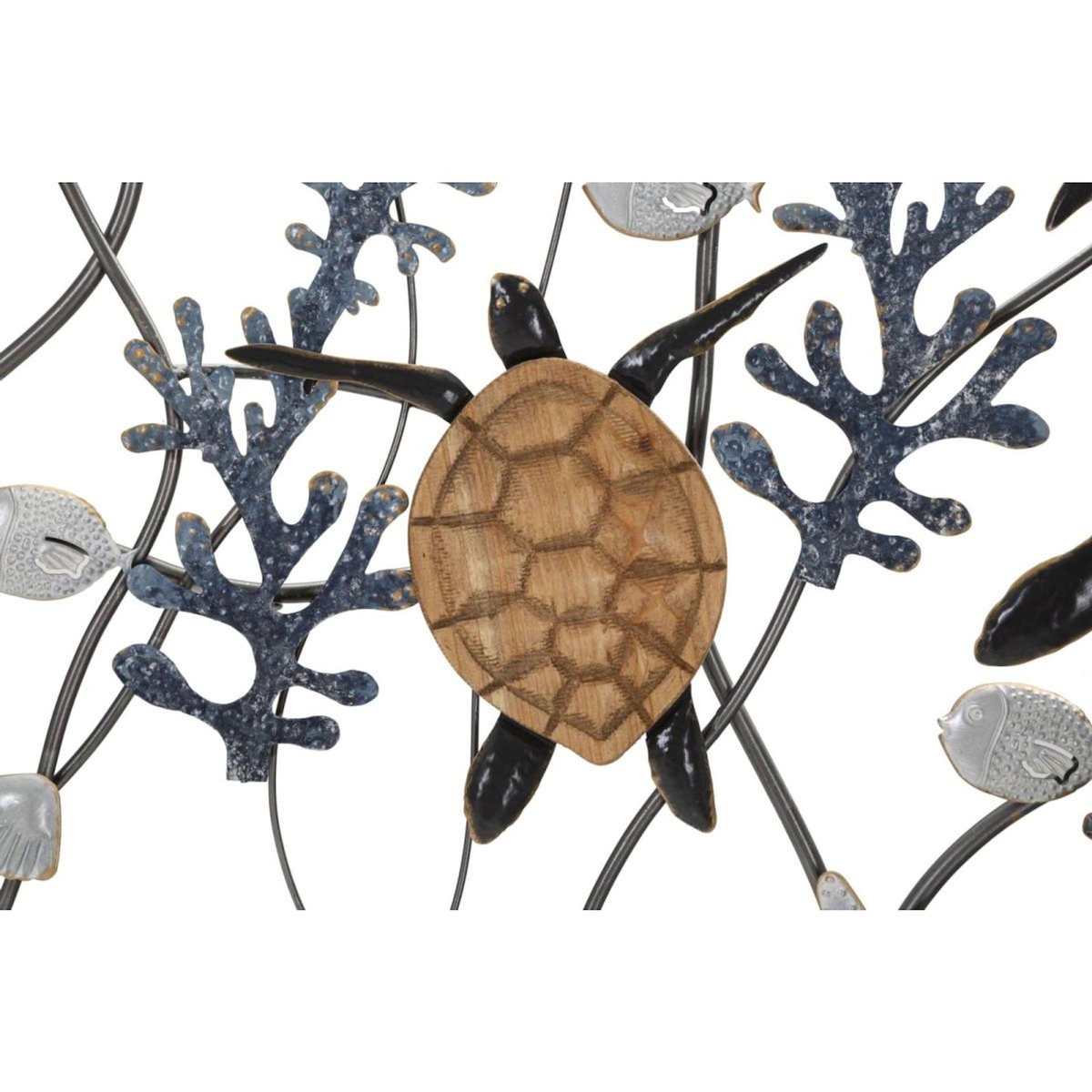 Paris Prix Décoration Murale en Métal  Turtle  132cm Multicolore