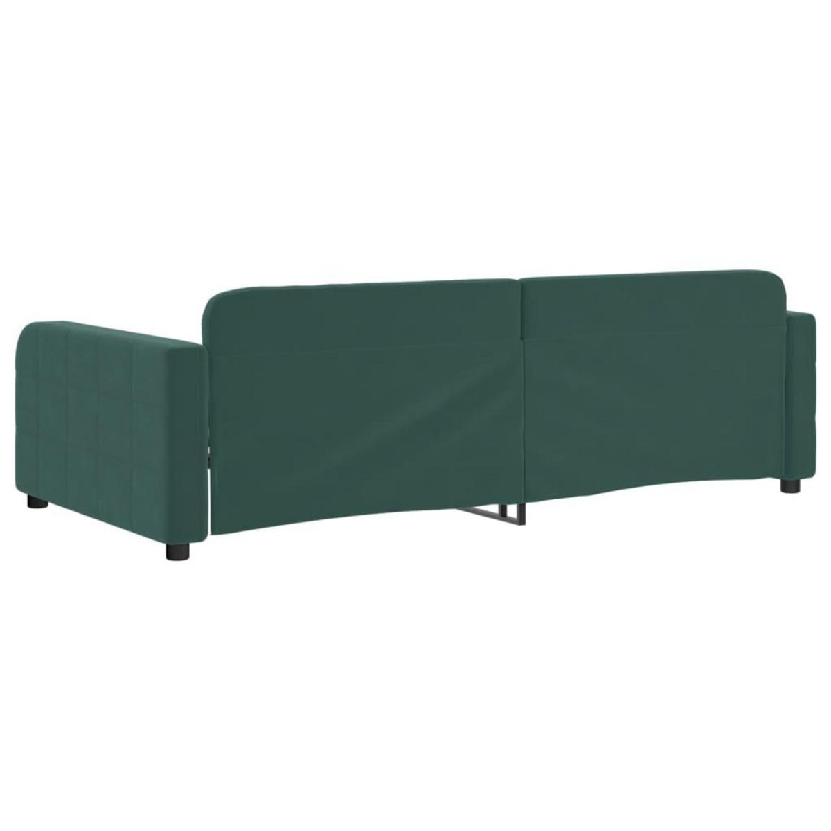 VIDAXL Lit de repos sans matelas vert fonce 90x200 cm velours