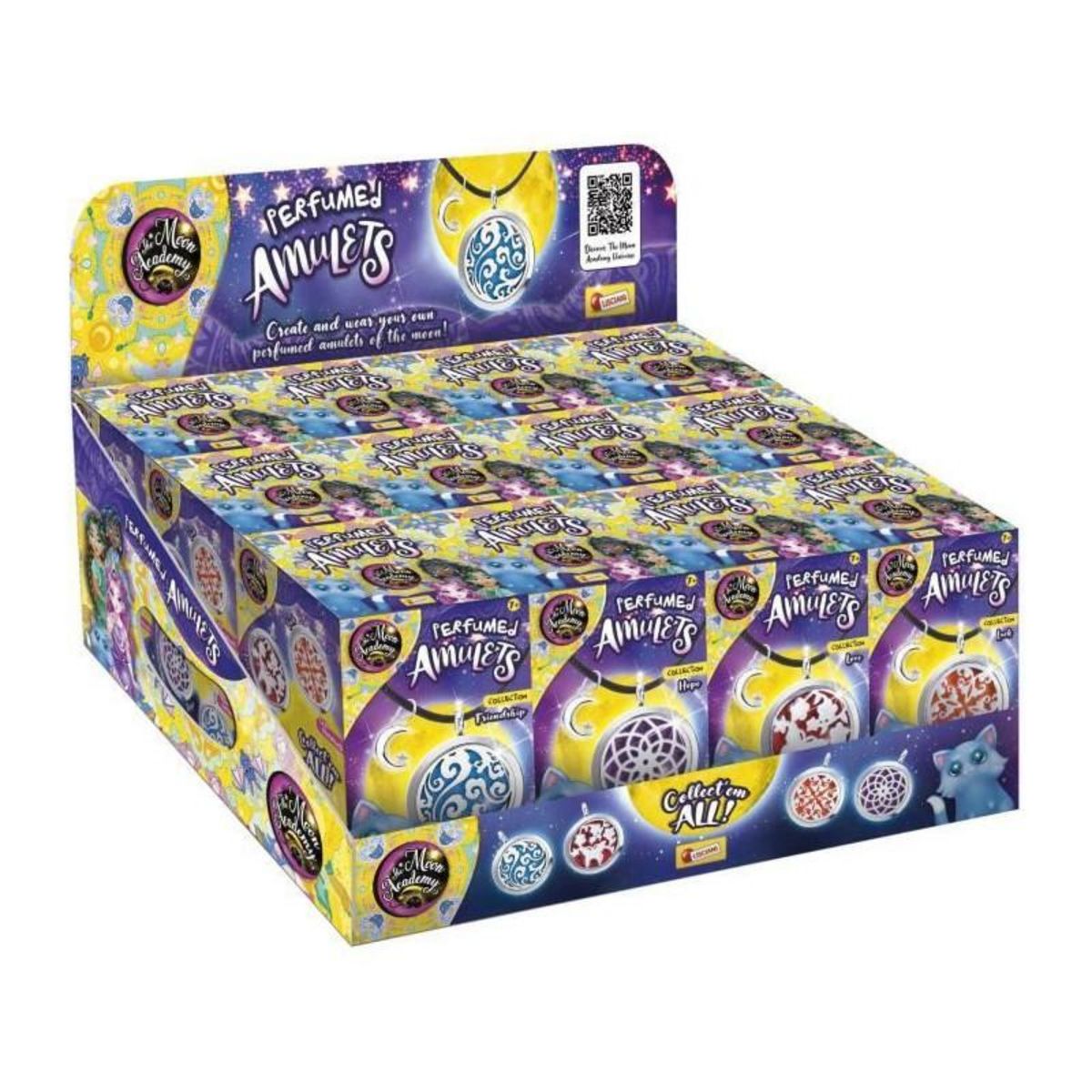 LISCIANI GIOCHI Collection d'amulettes parfumées - LISCIANI - Chance, amour, santé et amitié