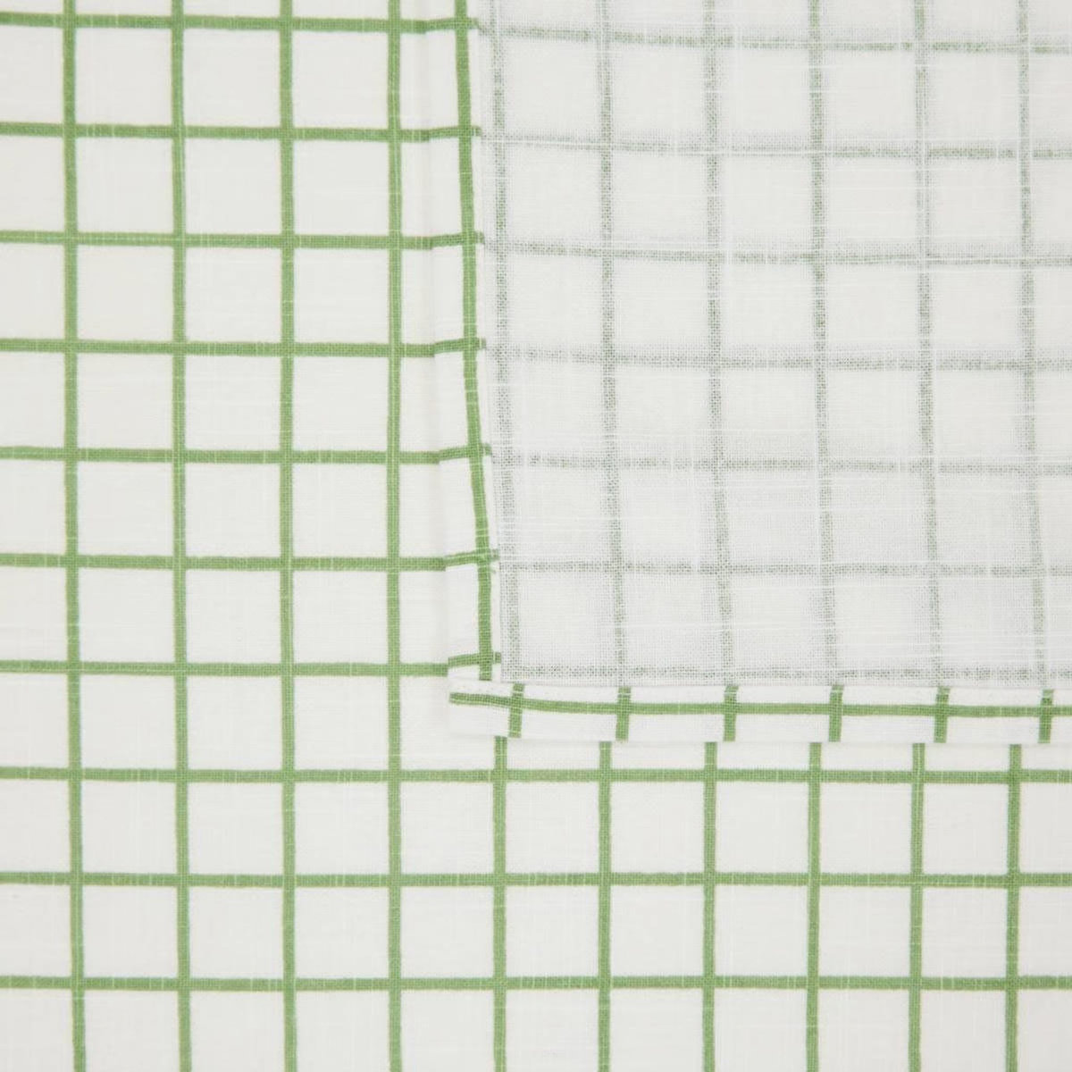 ATMOSPHERA Nappe Quadrillée  Garrigue  140x240cm Vert