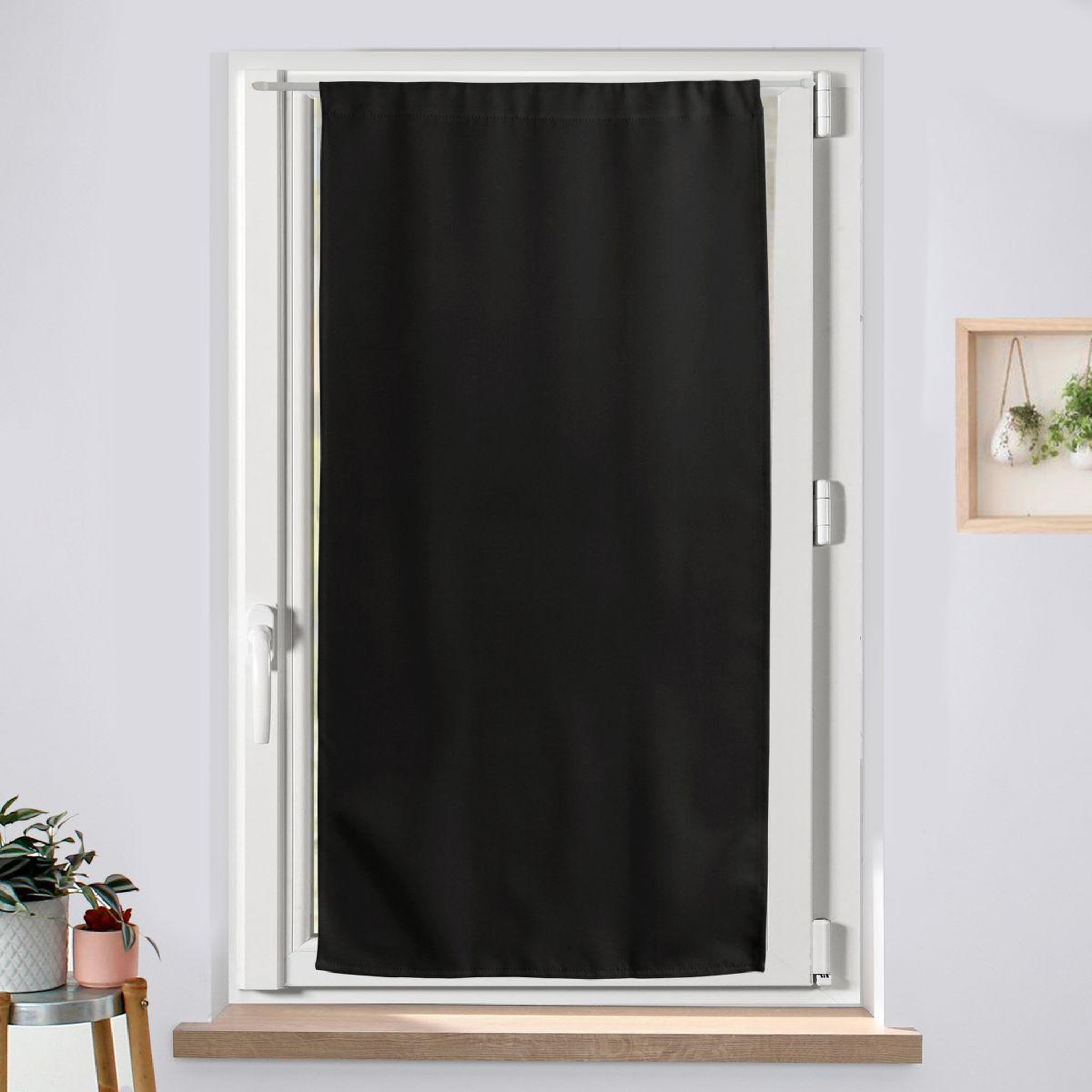 Voir la diapositive 3 : ENJOY HOME Rideau occultant  reglisse  60x120cm noir