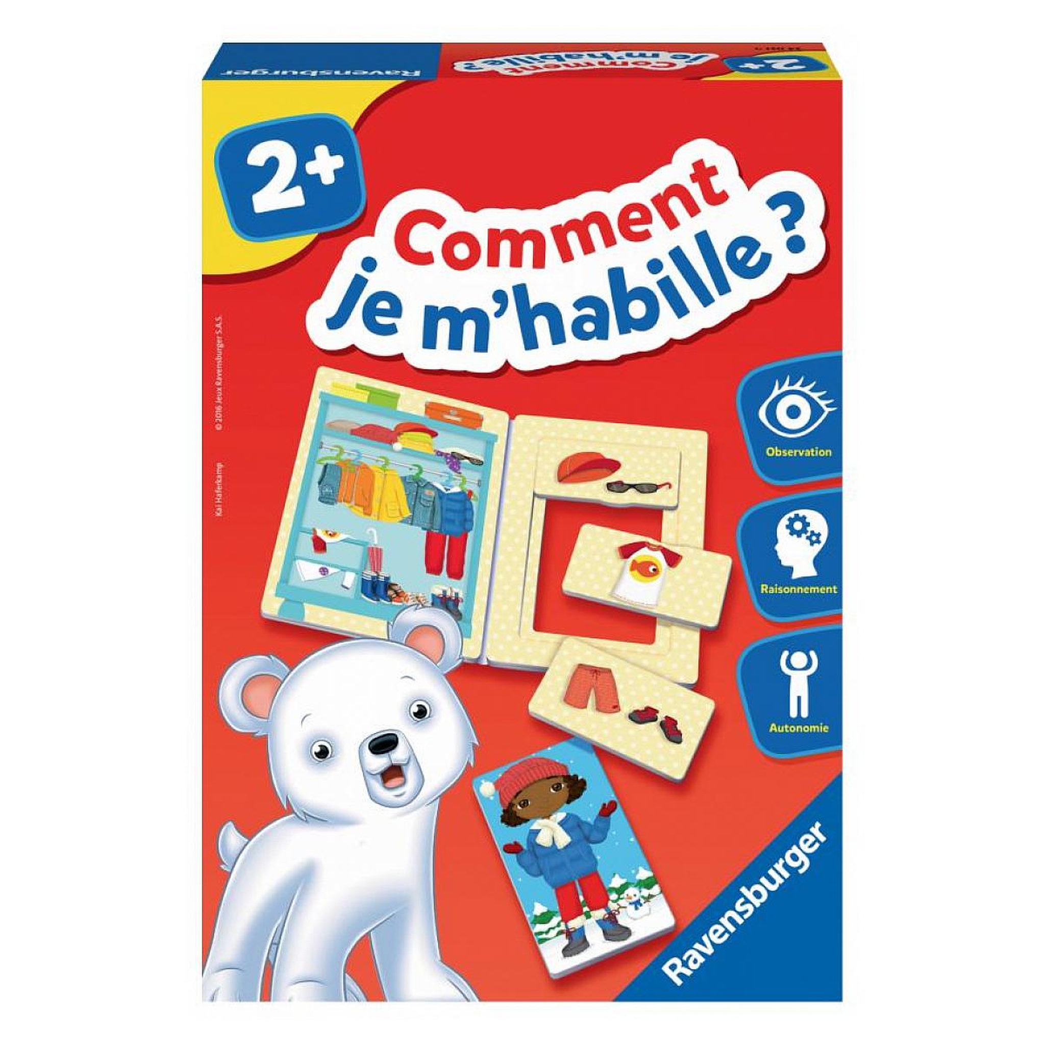 RAVENSBURGER Comment je m'habille   - Jeu d apprentissage