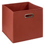 Voir la diapositive 1 :  Boîte de Rangement Pliable  Premium  31x31cm Terracotta