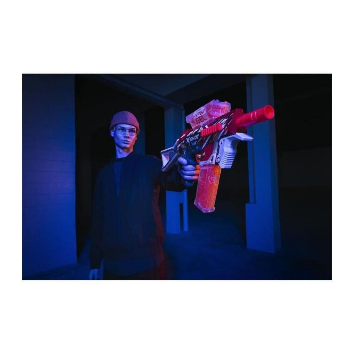 ZURU Blaster Hyper Gel - ZURU - X-SHOT Medium Trace Fire - Automatique et semi-automatique - 2500 pastilles - Portée 51 m/sec