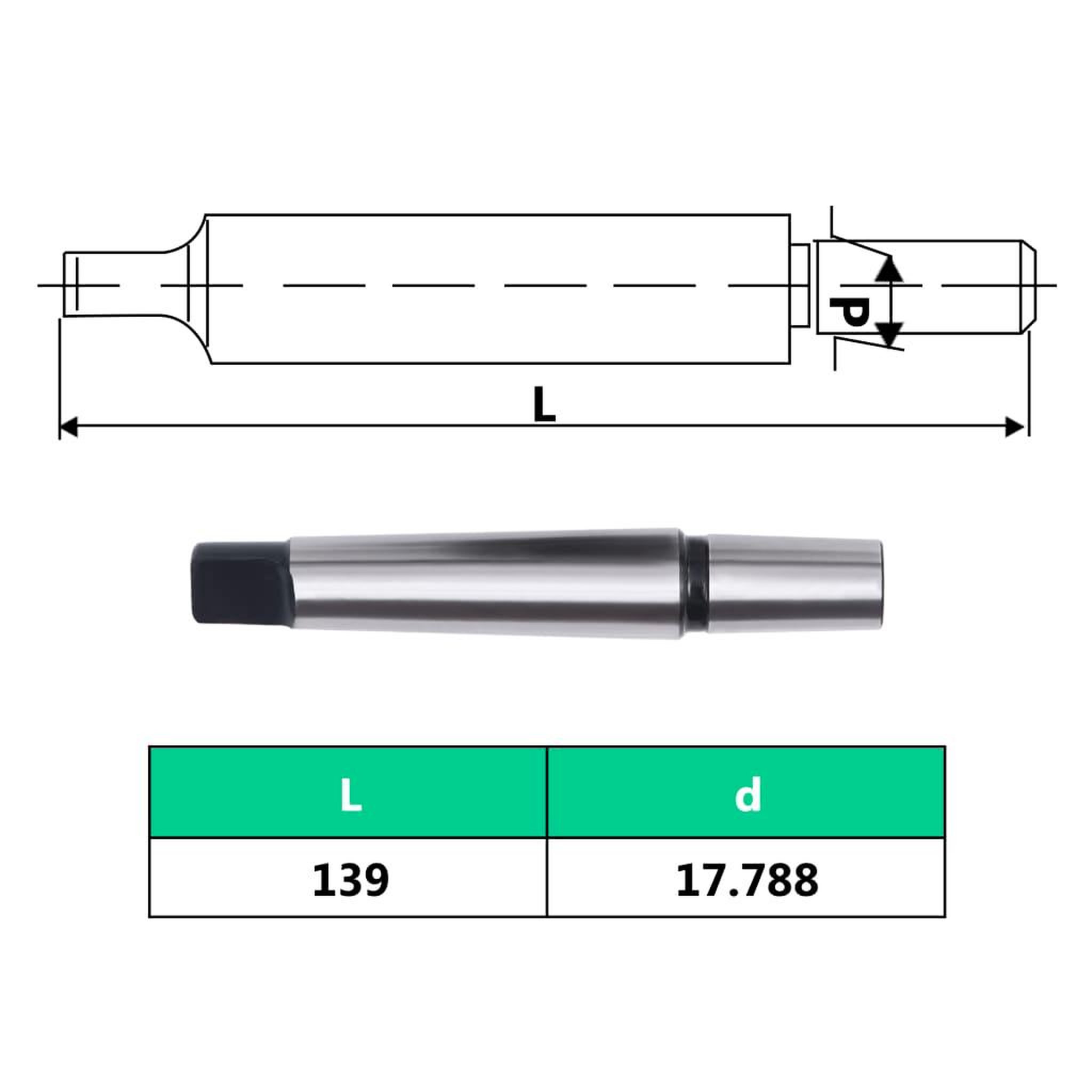 Voir la diapositive 6 : VIDAXL Mandrin de perçage MT3-B18 avec plage de serrage de 16 mm