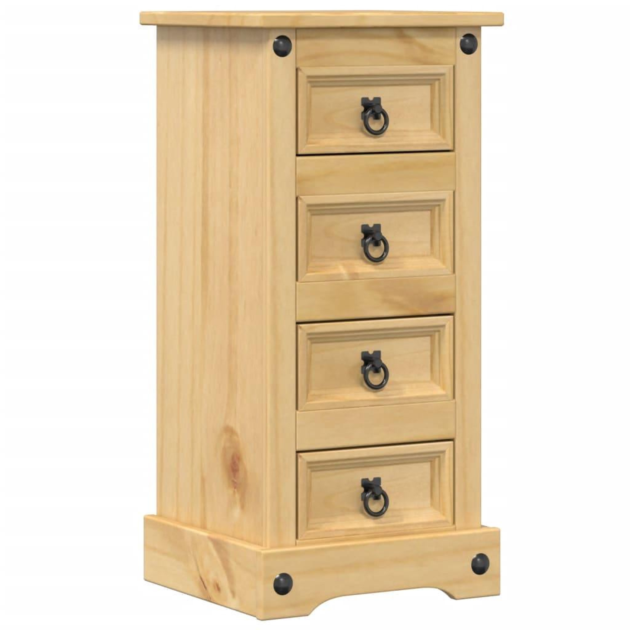 Voir la diapositive 2 : VIDAXL Table de chevet  35x32,5x74 cm bois de pin massif