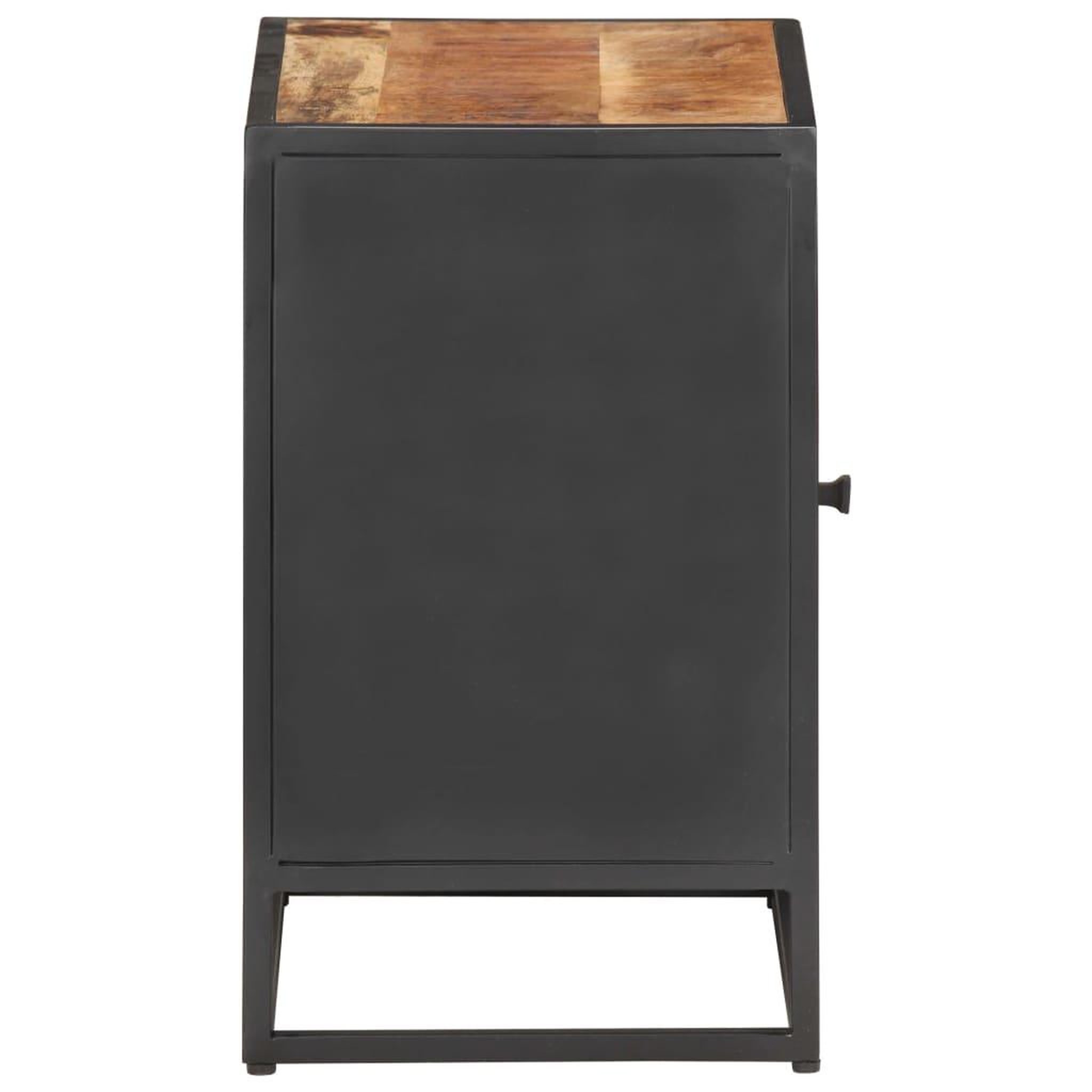 Voir la diapositive 4 : VIDAXL Table de chevet 40x30x50 cm bois de manguier et canne naturelle