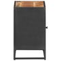 Voir la diapositive 4 : VIDAXL Table de chevet 40x30x50 cm Bois de manguier et canne naturelle