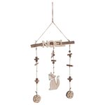 FEERIC LIGHT & CHRISTMAS Décoration de Noël à suspendre en bois Rustique - Marron