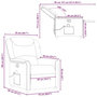 Voir la diapositive 6 : VIDAXL Fauteuil de massage inclinable Creme Tissu