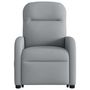 Voir la diapositive 5 : VIDAXL Fauteuil de massage inclinable Gris clair Tissu