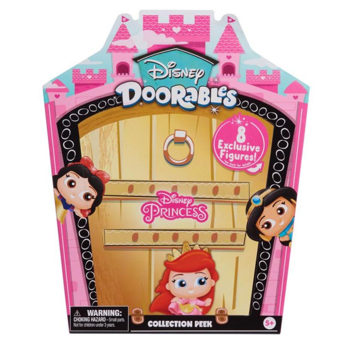 DISNEY Pack 8 Figurines Disney Doorables Princess Collection Peek Modèle aléatoire