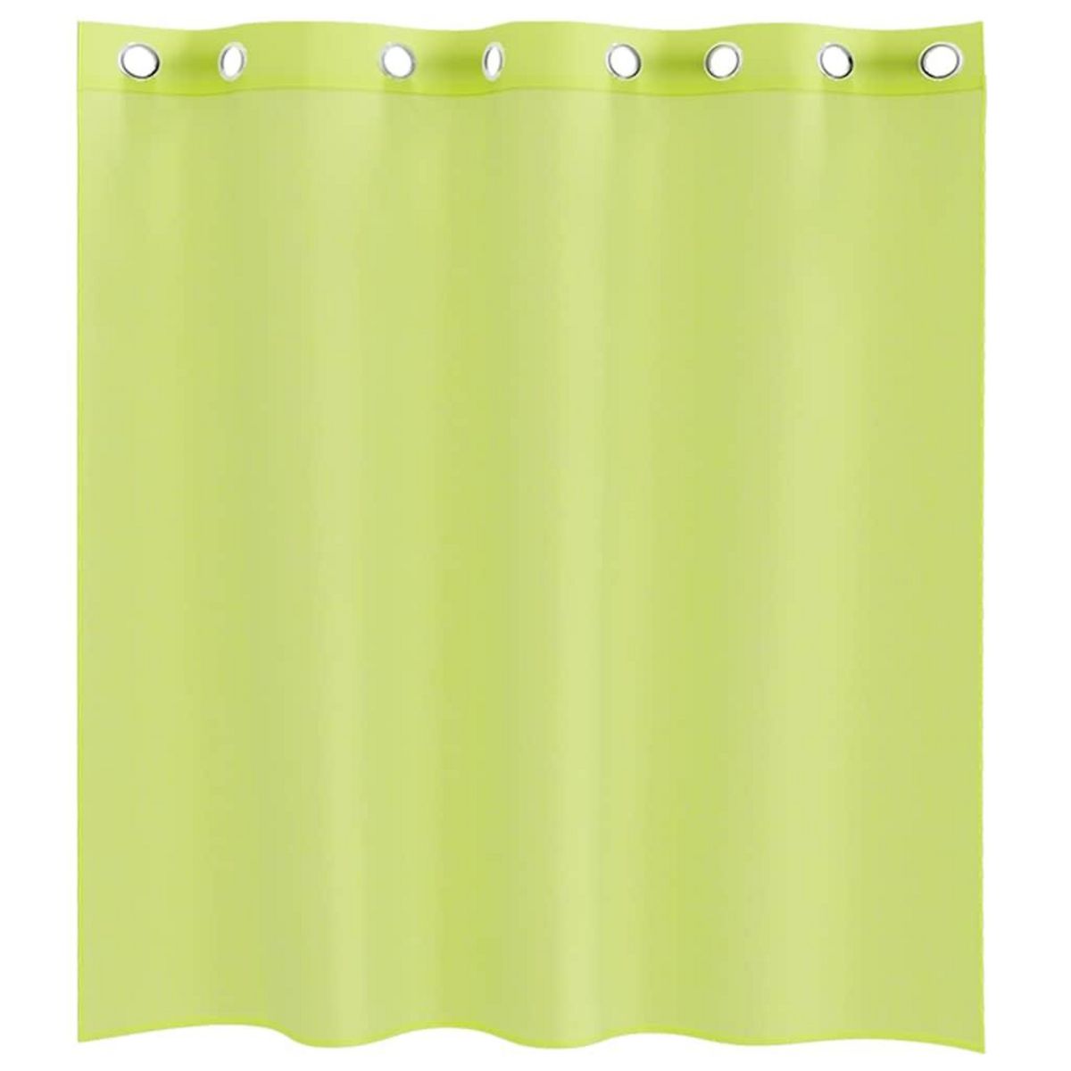 VIDAXL Rideaux en voile avec œillets 2 pcs vert pomme 140x140 cm