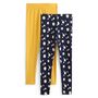 Voir la diapositive 2 : IN EXTENSO Lot de 2 leggings fille