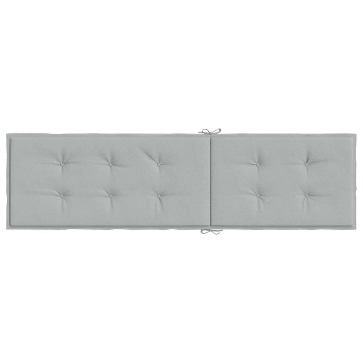 VIDAXL Coussin de chaise longue gris clair melange (75+105)x50x3 cm