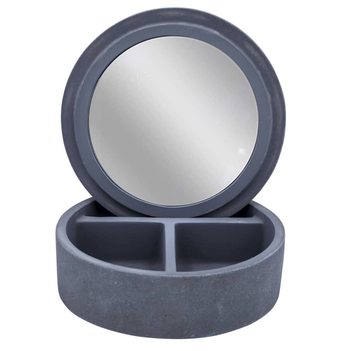RIDDER RIDDER Bo�te cosmetique avec miroir Gris ciment