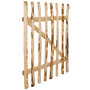 Voir la diapositive 3 : VIDAXL Portillon simple de cloture Bois de noisetier 100x120 cm