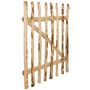 Voir la diapositive 3 : VIDAXL Portillon simple de cloture Bois de noisetier 100x120 cm