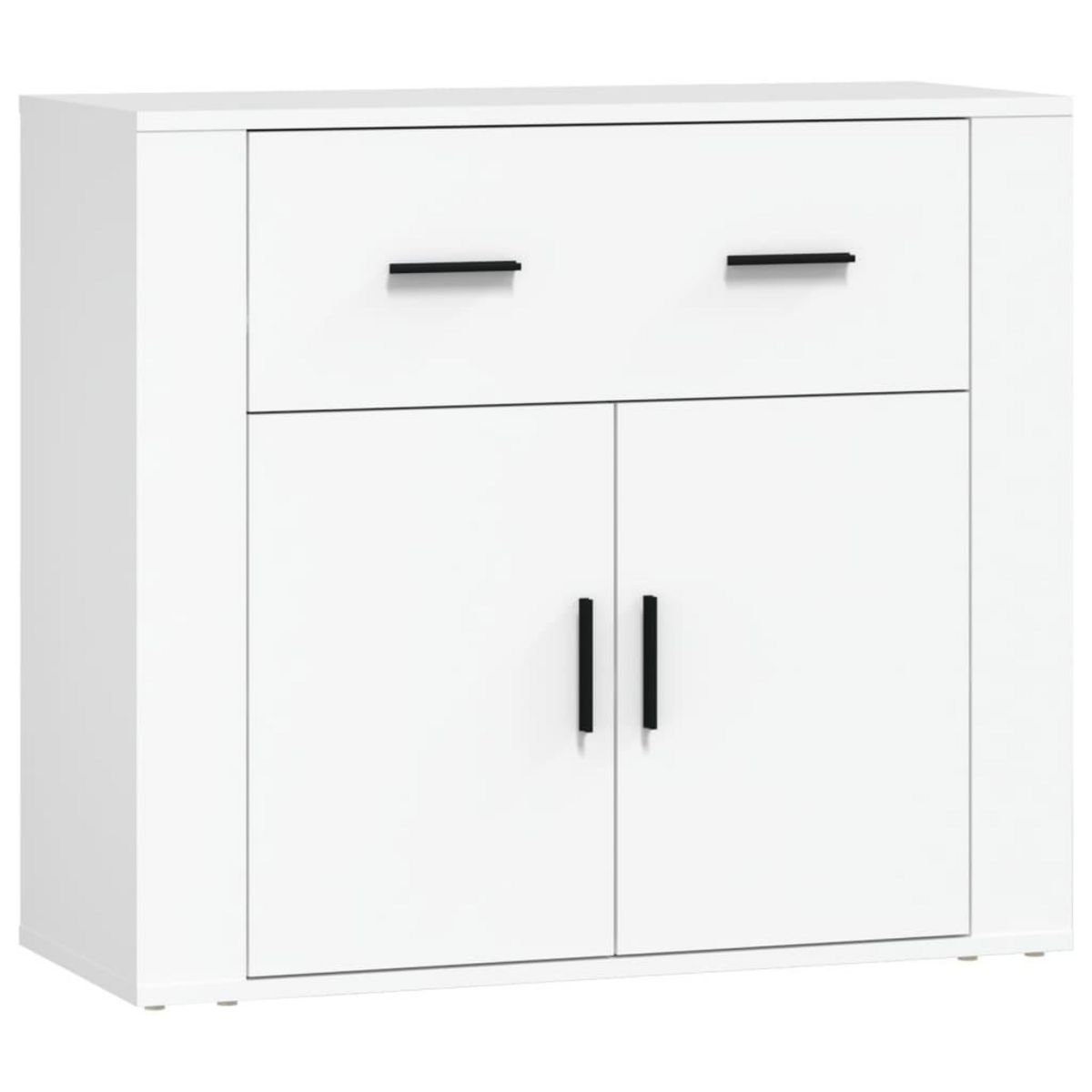 VIDAXL Buffet Blanc 80x33x70 cm Bois d'ingenierie