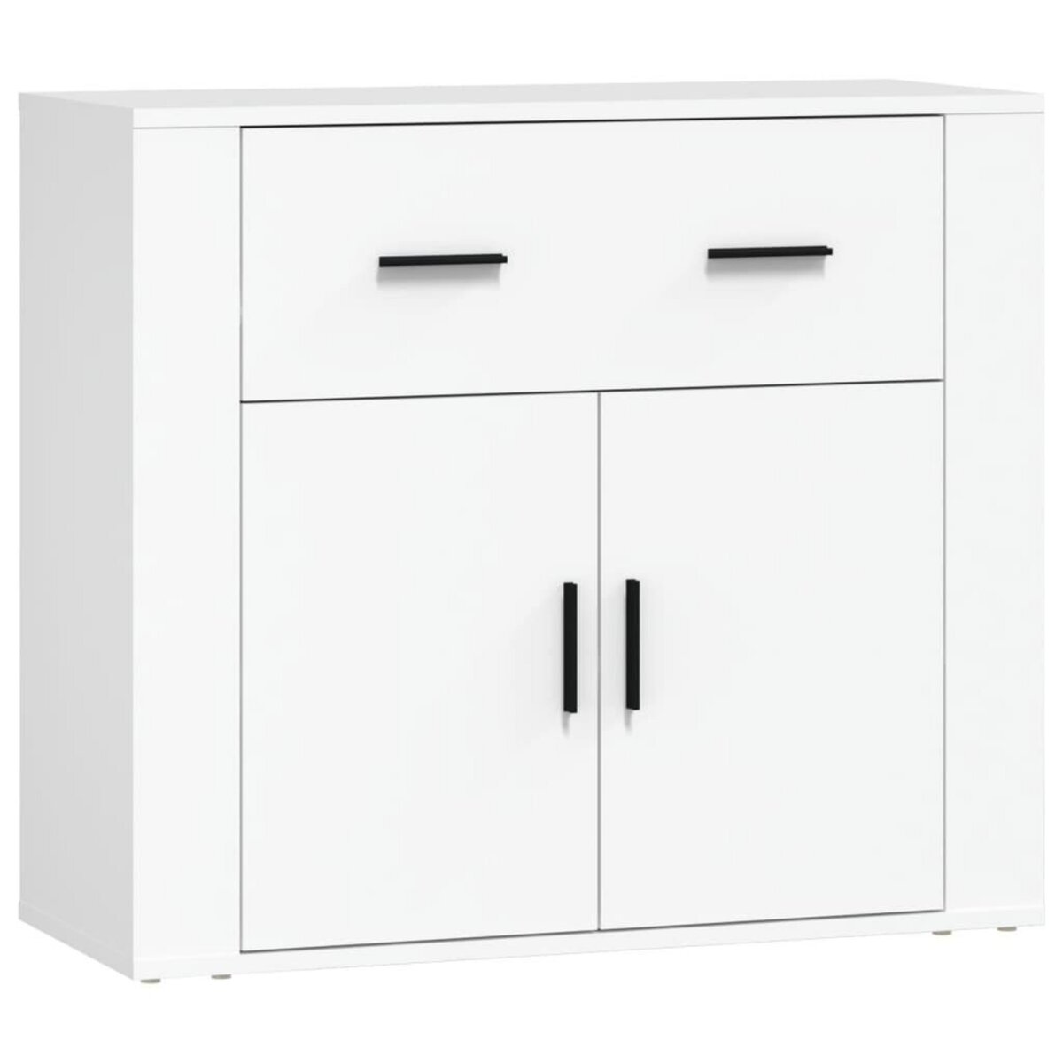 VIDAXL Buffet Blanc 80x33x70 cm Bois d'ingenierie
