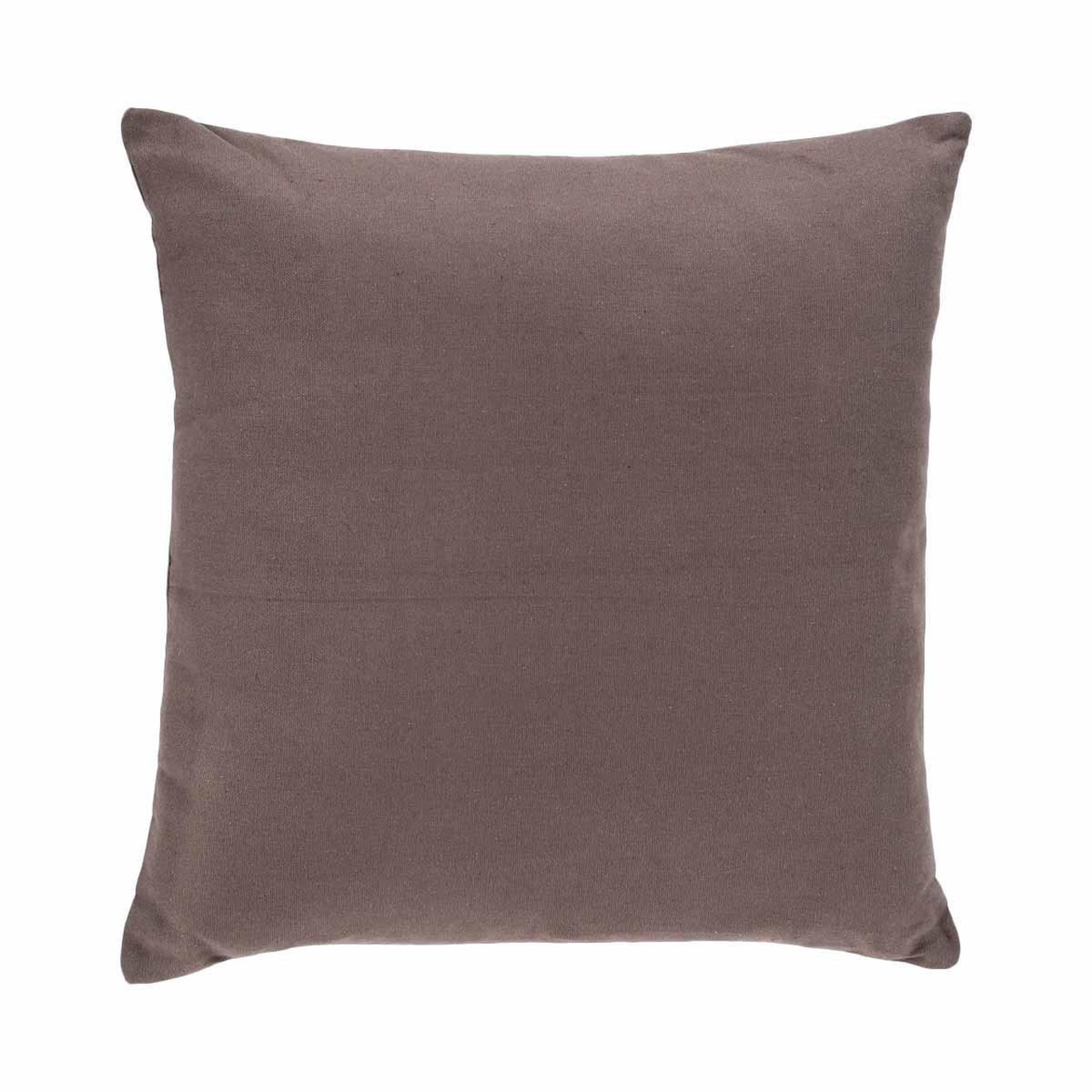 Voir la diapositive 2 : ATMOSPHERA Coussin déhoussable  jovi  38x38cm taupe