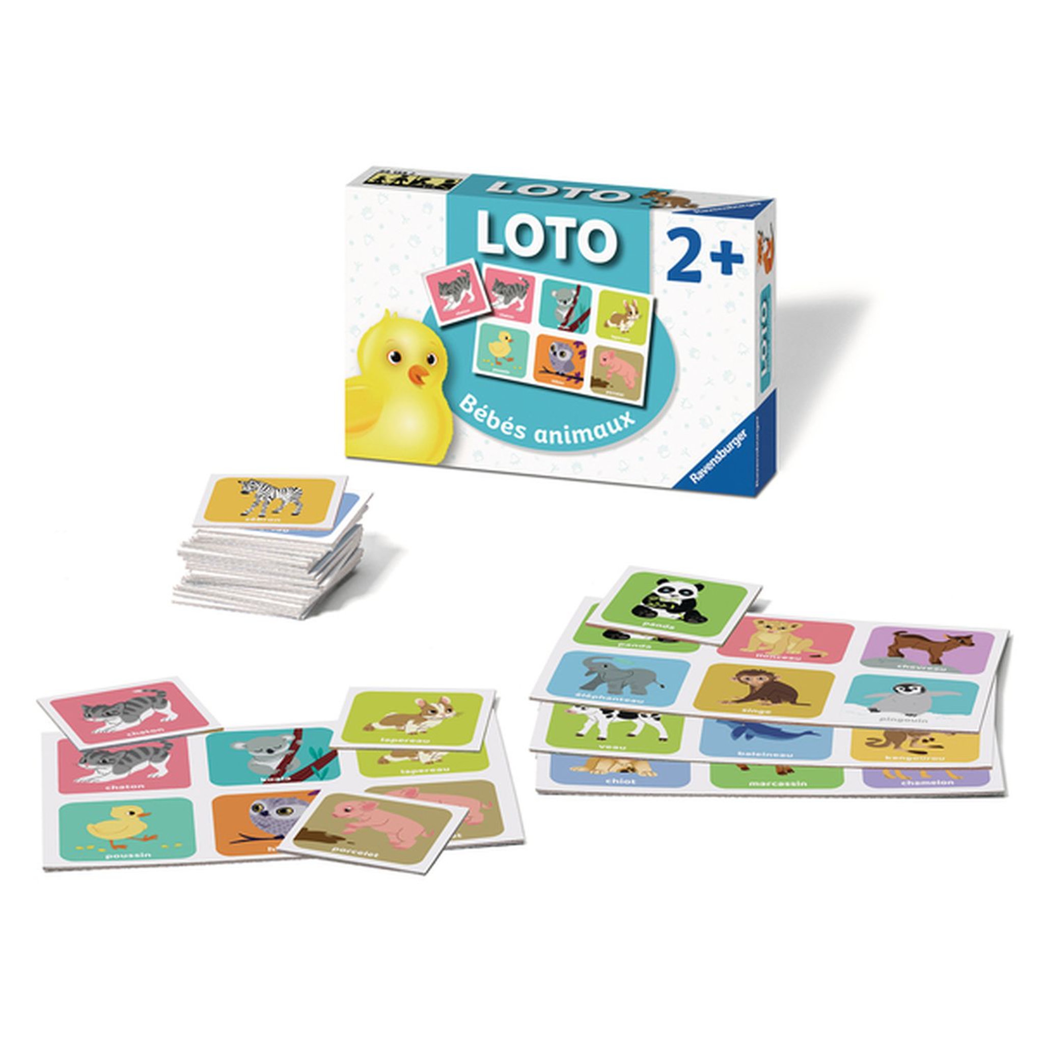 Voir la diapositive 2 : RAVENSBURGER Jeu Loto Bébés animaux 
