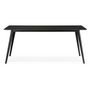 Voir la diapositive 2 : Paris Prix Table à Manger Design en Bois  Tabika  180cm Noir