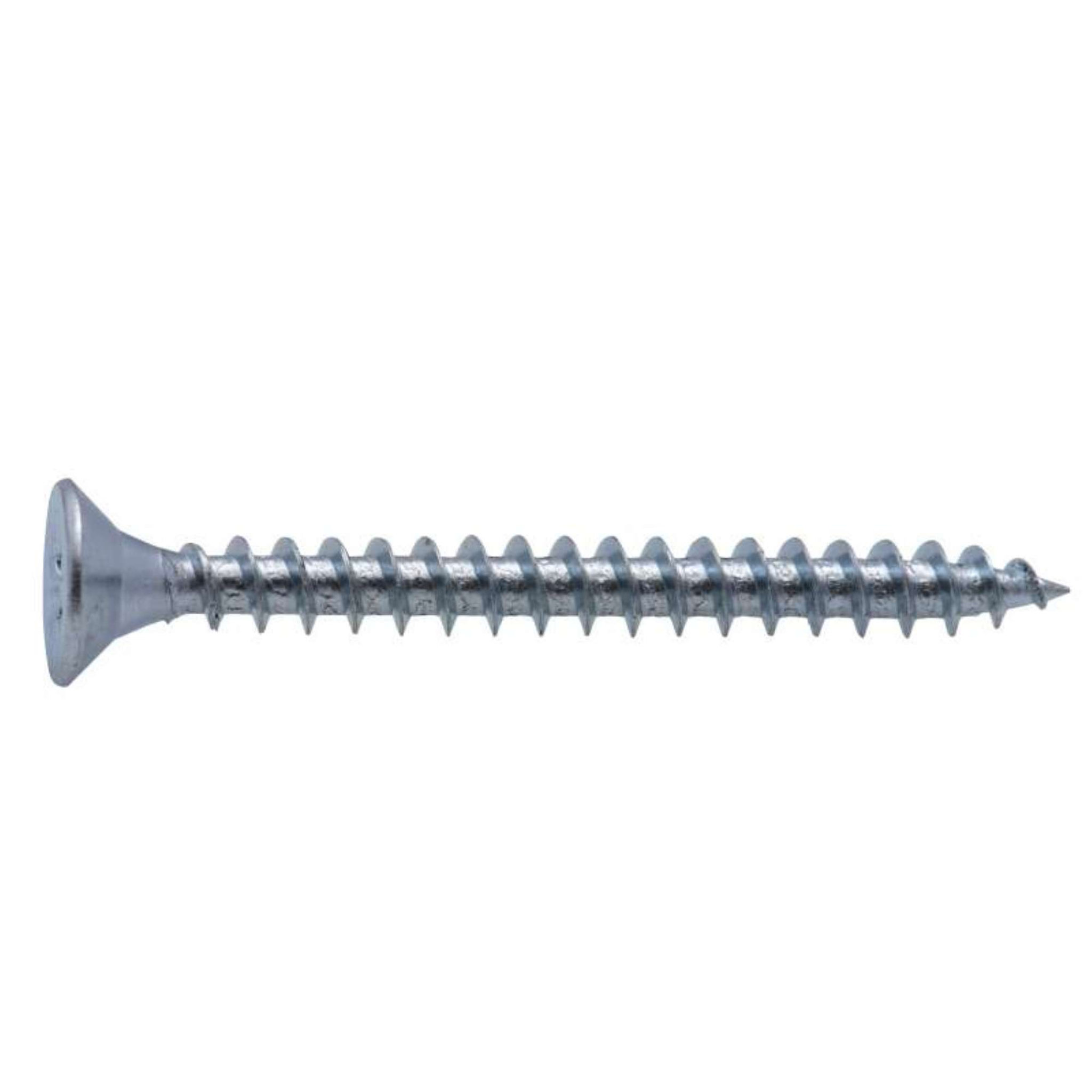 Voir la diapositive 1 :  Vis à bois tête fraisée PZ zinguée Vissal filet total 5x40 mm  x14 vis
